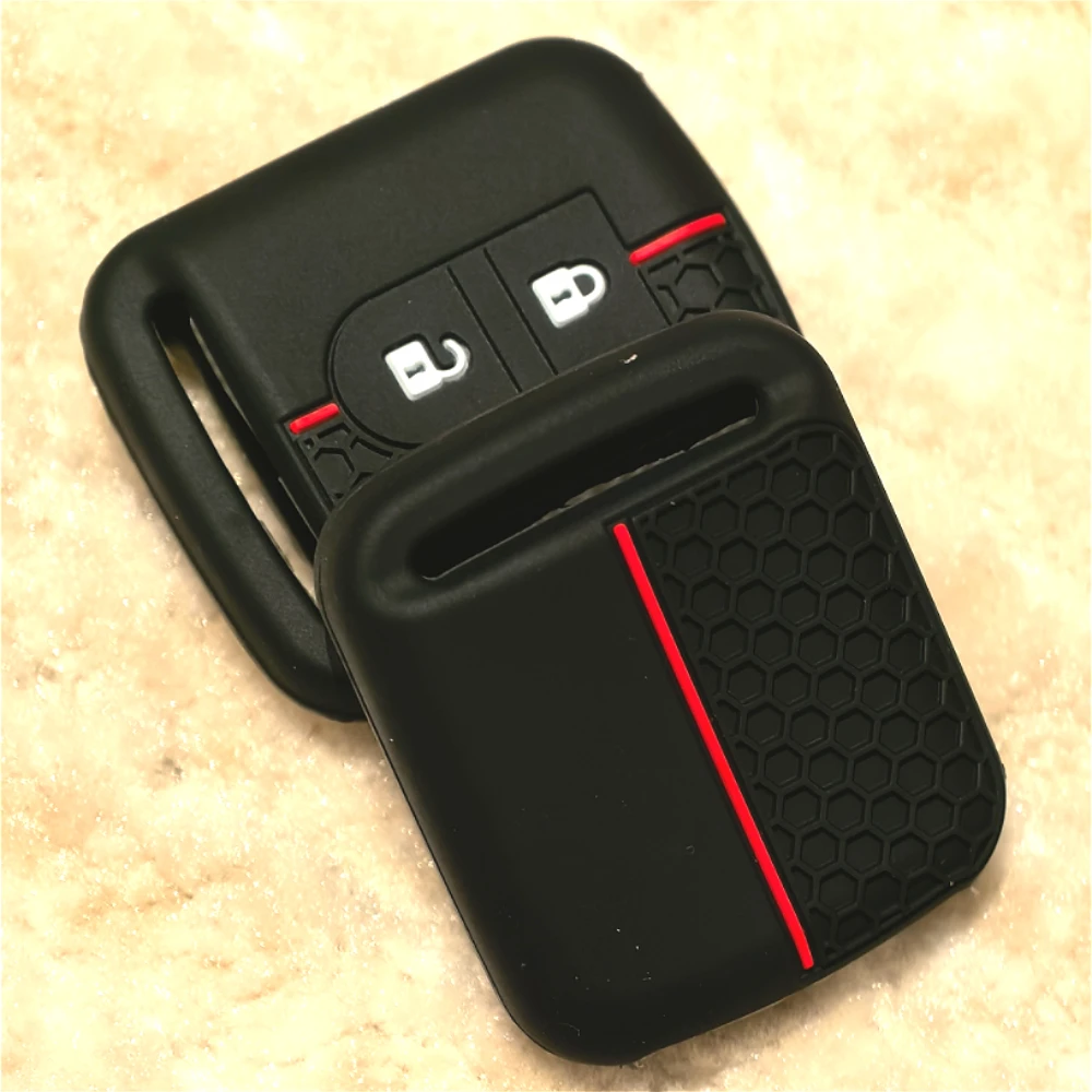 

Силиконовый чехол для автомобильного ключа, резиновый чехол для Nissan Micra K12 Note Navara Qashqai J10 Primera Almera Sunny X-Trail