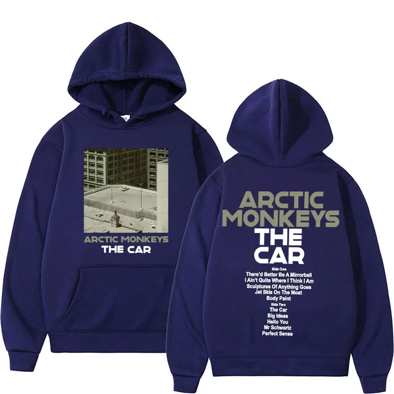 The Car Arctic Monkey 2023 Music Concert Tour Hoodies Men Women's Harajuku Gothic Sweatshirt Male Vintage Cool Hoodie Streetwear