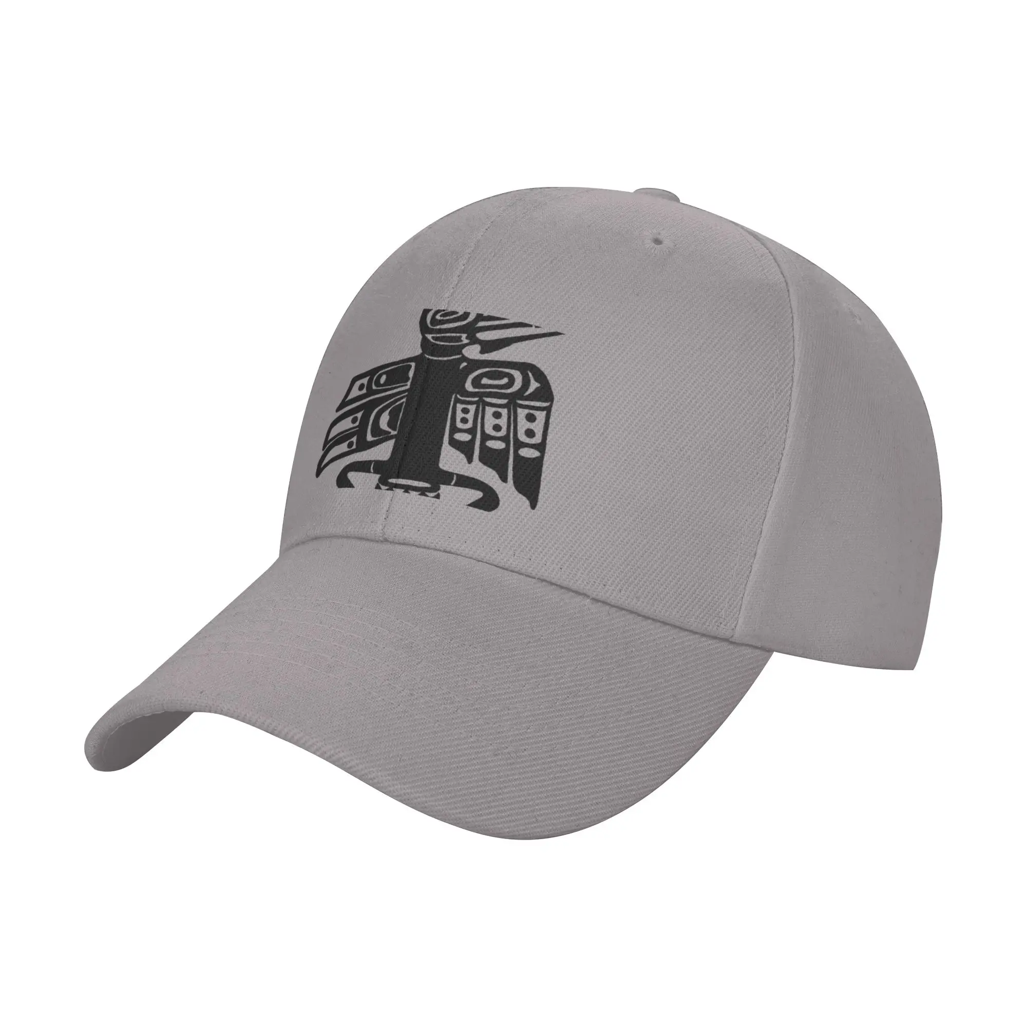 Hot Sale Pacific Northwest Coast Indian-style Raven Baseball Cap  Plain Women Hat  Urban Commuting Women Hat