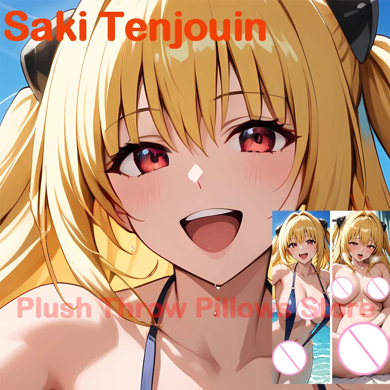 Dakimakura anime Saki Tenjouin Double-sided Print Life-size body pillows cover Adult pillowcase