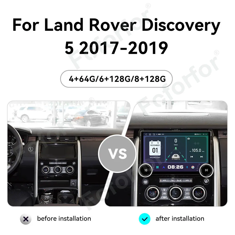 Android 15 11.5 Inch Car Radio Upgraded Ultra Large Full HD Touch Screen GPS Car Media For Land Rover Discovery 5 2017-2019