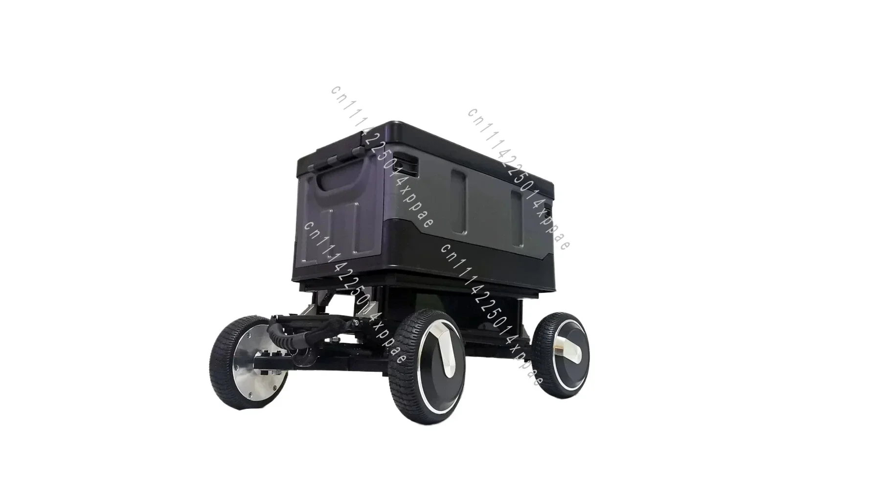 Outdoor Tools 1pcs Electric Manned Camping Trolley Portable Folding Remote Controlled Automatic Robot Trolley Storage Transport