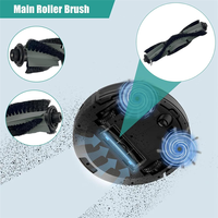 AEE3-For Airrobo P20 Robot Vacuum Cleaner Main Side Brush Hepa Filter Replacement Parts Accessories