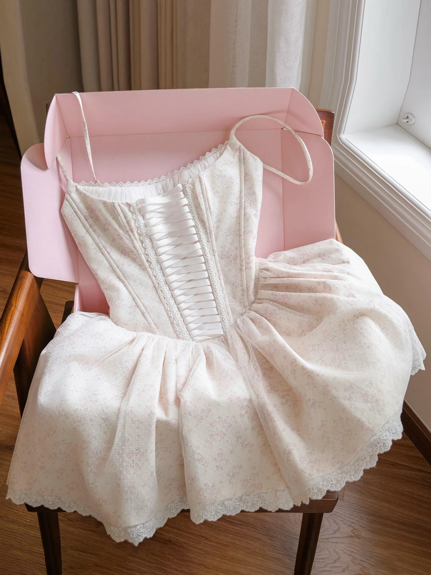 

Floral Print ter Dr Women's Unique Beautiful Sli Waist-Cinched Dr French Sle Spring Summer Polyester Fiber