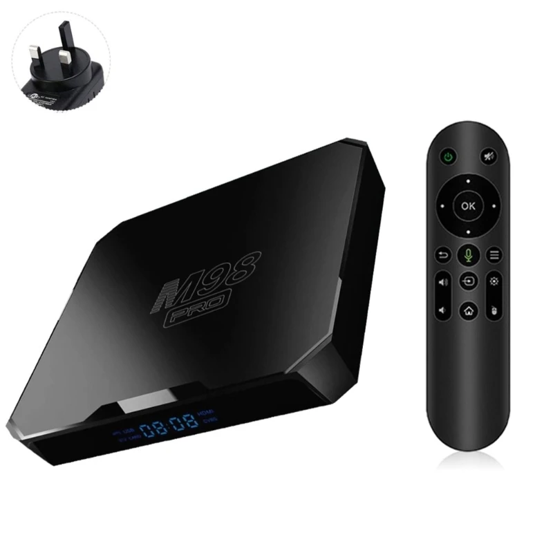 Android10.0 Box cho SmartTV Cortex-A53 CPU SmartTV Box Điều khiển bằng giọng nói DropShipping bền bỉ