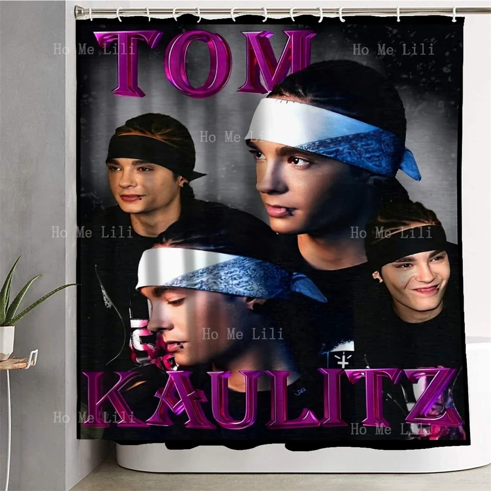 Tom Cowlitz Of The Retro Band Tokyo Hotel Bathroom Decoration Shower Curtain