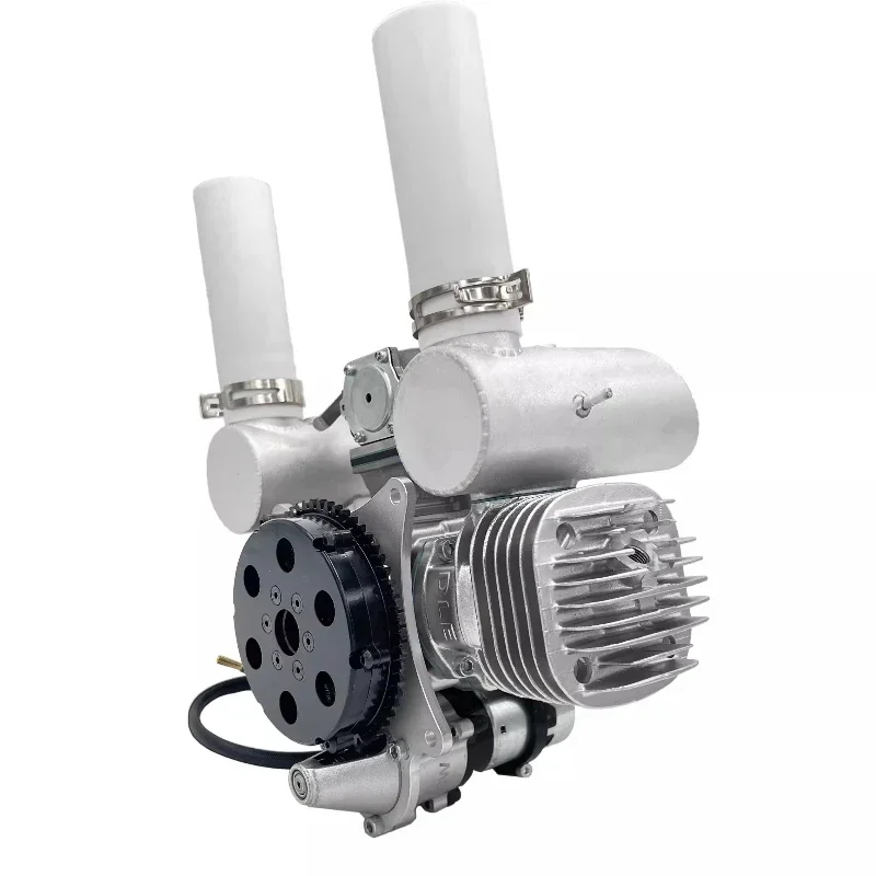 DLE130 Engine Model Toy Electric Starter Generator Version  Double Cylinder Drone Aircraft