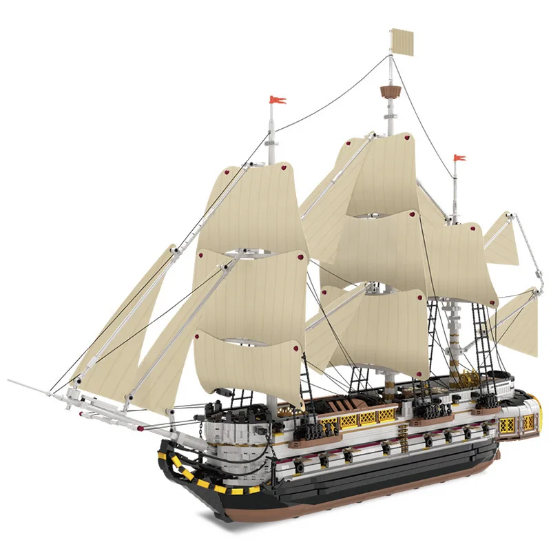 66048 3555 pçs moc criatividade expedição navio blocos de construção montagem barco tijolos modelo brinquedos para meninos presente natal conjunto