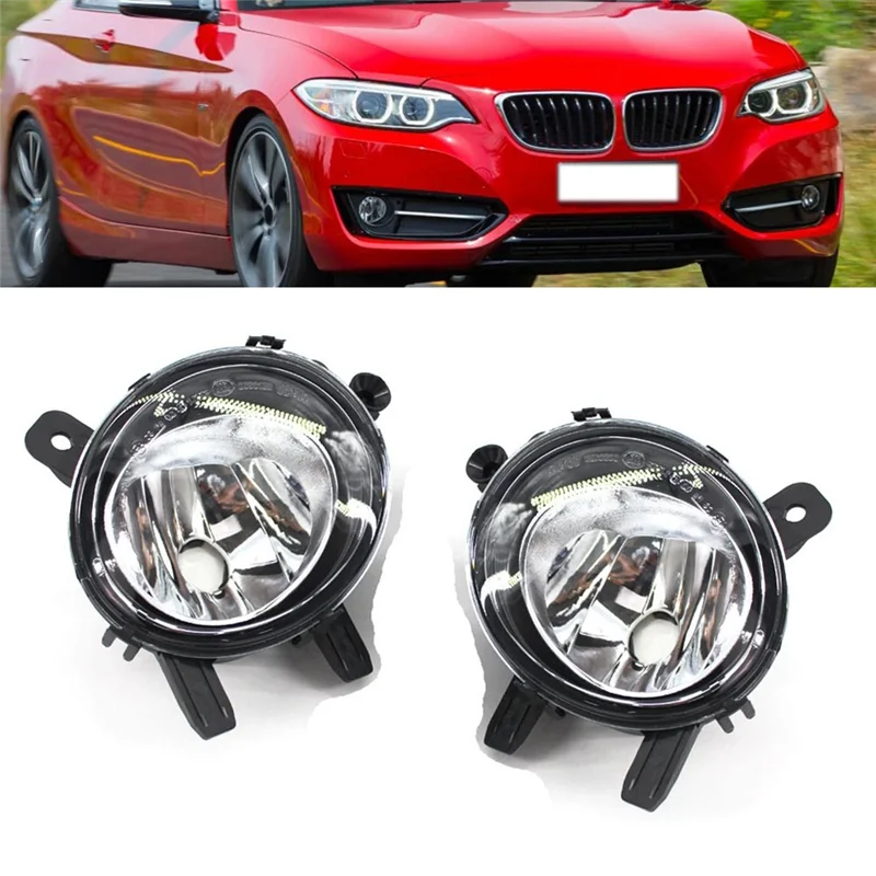 63177248912 Car Front Right Bumper Fog Lights Driving Lamp Without Bulb for BMW 1 2 3 4 Series F22 F30 F35 2012-2015