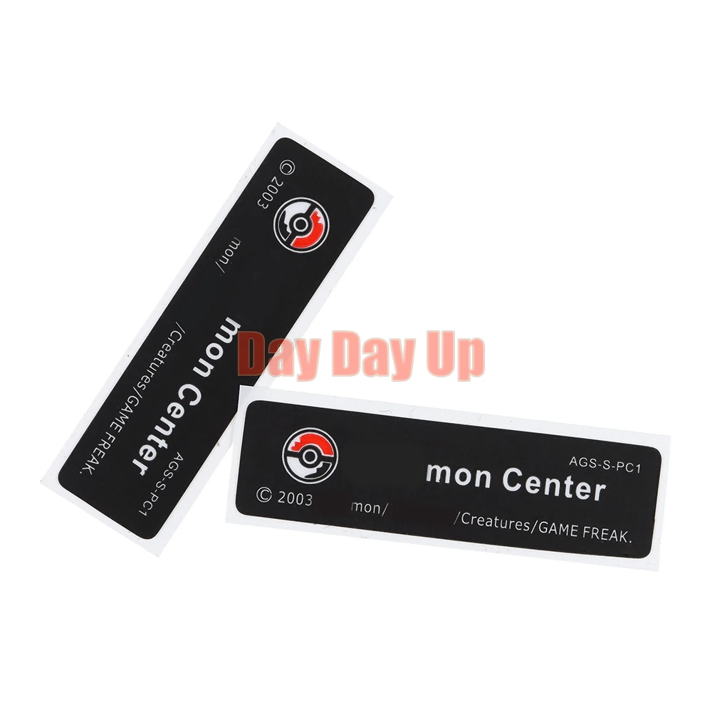 5 pezzi adesivo coperchio batteria nuovi adesivi Lables sostituzione per Gameboy Advance Color per Console GBA/ GBA SP/ GBC/ GBP