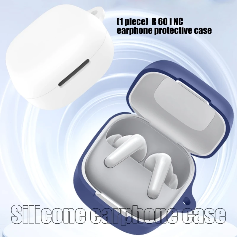 F62C Earbud Case Shockproof Housing Skin-friendly Guarding Washable Shell Nonslip Keep Safe From Accidental Drop for R60i NC
