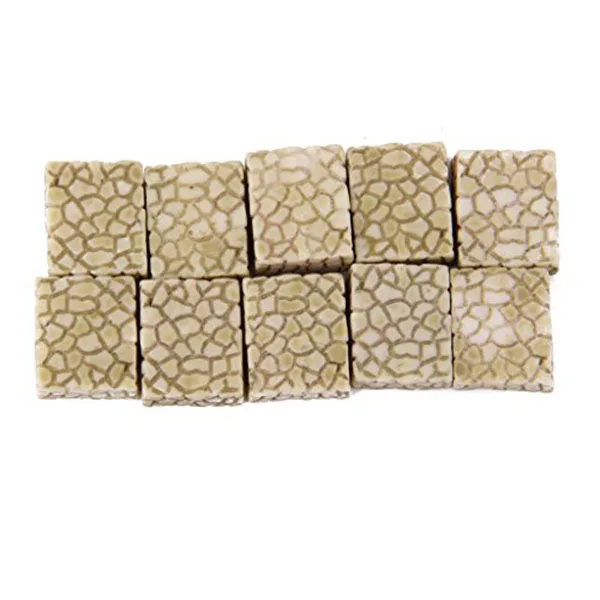 

10Pcs Resin Stone Pavement Mini Gardening Props Realistic Shape for Micro Landscape and Fairy Garden Miniature Stone Pavement