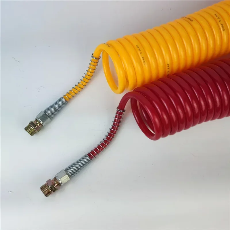 PU nylon trailer   connecting   spring,   spiral pipe large ring