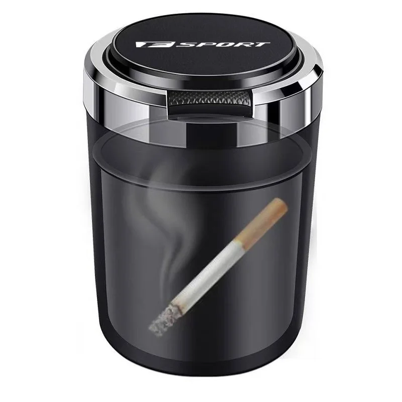 Car Ashtray Cigarette Ash Holds Cup LED Light Automotive Ashtray For Lexus Fsport F sport RX 300 330 IS 250 GX 400 460 UX view 5