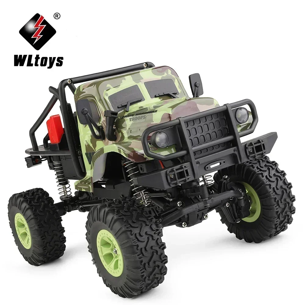 

WLtoys Новинка 1/18 184021 машинка на радиоуправлении Электрический Камуфляжный автомобиль для скалолазания 4WD высокоскоростной внедорожник радиоуправляемые автомобили для взрослых