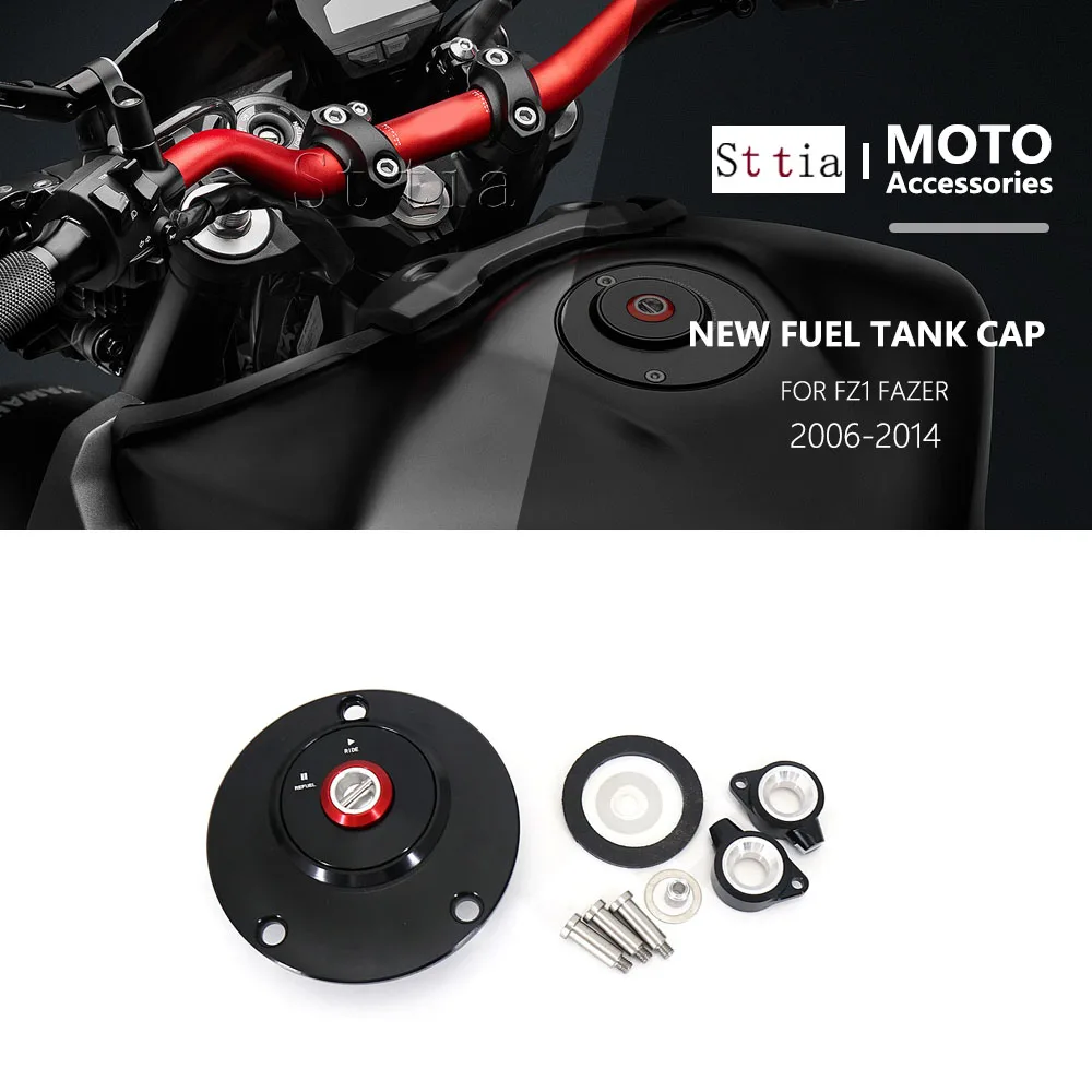 

Крышка топливного бака FZ1 FAZER, новая, подходит для Yamaha FZ1 Fazer 2006-2014, 2013, 2012, Fz1, алюминиевая крышка бака с ЧПУ, аксессуары.