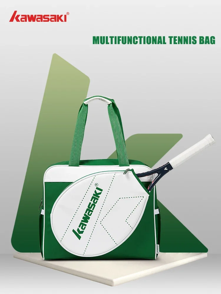 Kawasaki Single Shoulder Handbag Casual Commuting Tennis Bag Minimalist Badminton Bag K1G00-B8132 Men Women's Sports Bag Unisex