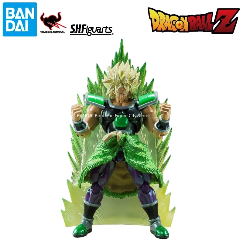 

Оригинальная Подвижная кукла Bandai SHF серии Dragon Ball Super Saiyan Broly ручная модель из Аниме Коллекция подарков