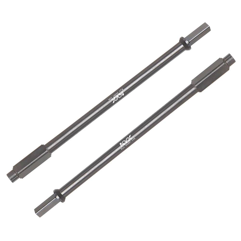 KYX Racing-eje de Portal trasero de acero duro, ejes de transmisión rectos, piezas mejoradas, accesorios para 1/8 RC Truck Car Axial AXP8 Gilamon