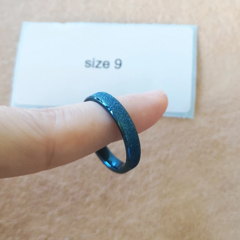 

Brief Stainless Steel Matte Rings No Easy Fade Good Quality For Men And Women