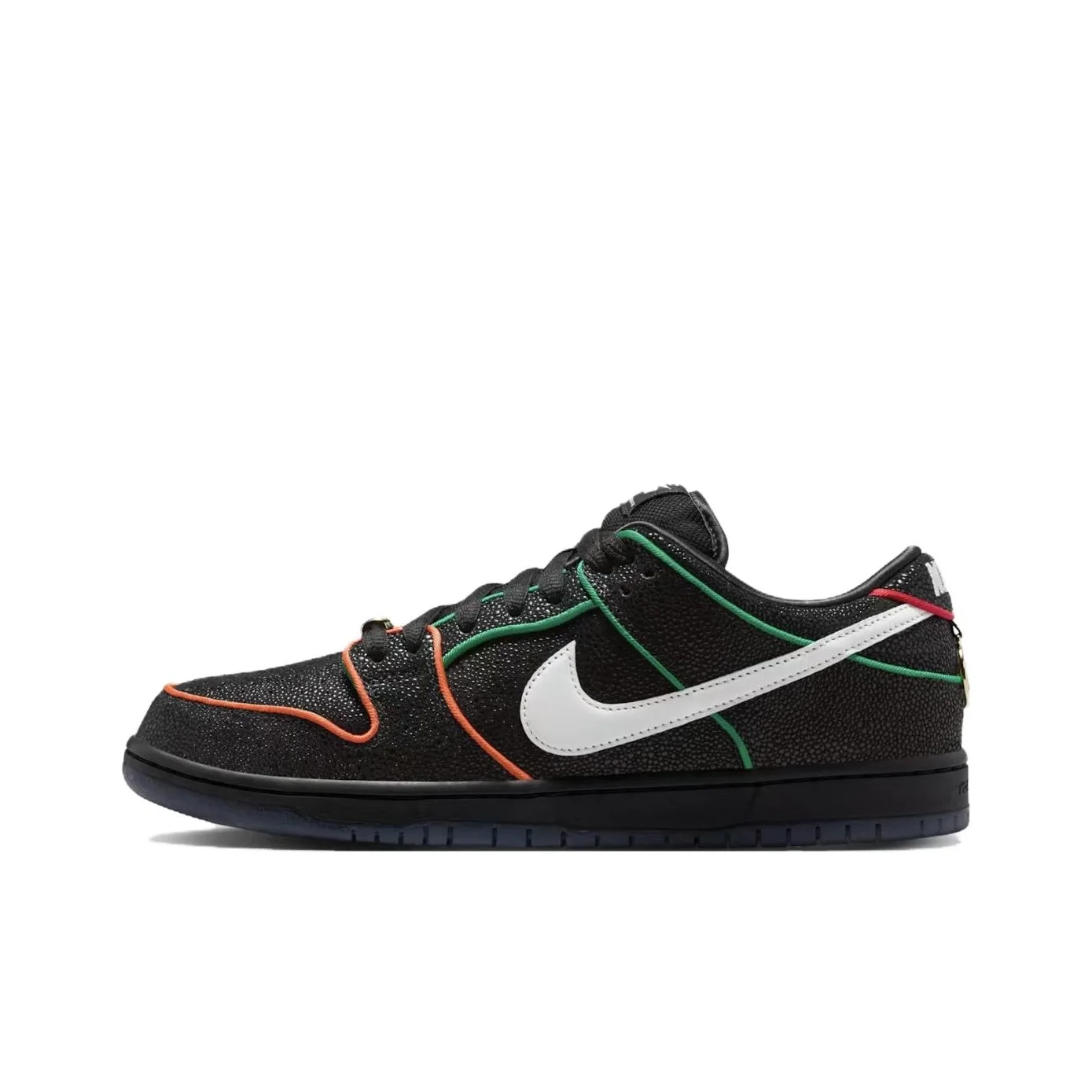 Nike x Bronx Girls Skate Dunk SB Low top Skateboard Shoes Unisex Black HV1664-001