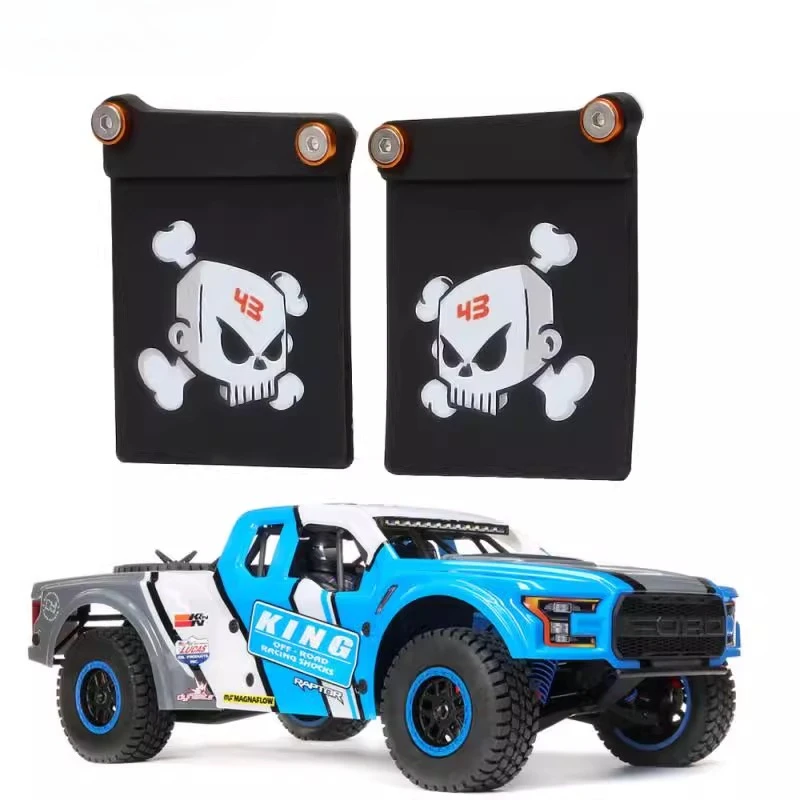 1/10 팀 로시 바하 레이 TEN SCTE 2.0 3.0 무선 조종 자동차 개조 액세서리용 고무 리어 펜더 업그레이드 부품