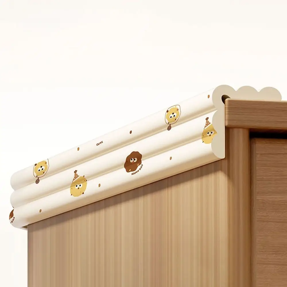 Durable 2m Desk Edge Guard Strip Soft Thickened Wall Corner Protector Waterproof Self Adhesive Foam Bumper for Baby Safety