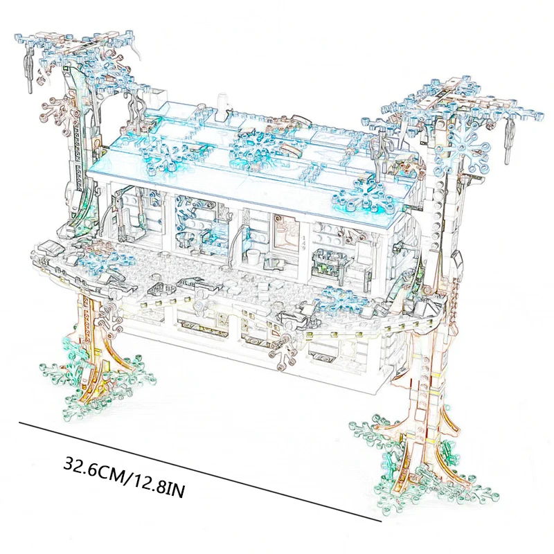 ตัวต่อบล็อกโลกกลับหัว 2287 ชิ้น ของเล่นประกอบแบบจำลอง ชุดตัวต่อ ของขวัญวันเกิด/อีสเตอร์ สำหรับเด็กชาย เด็กหญิง และผู้ใหญ่