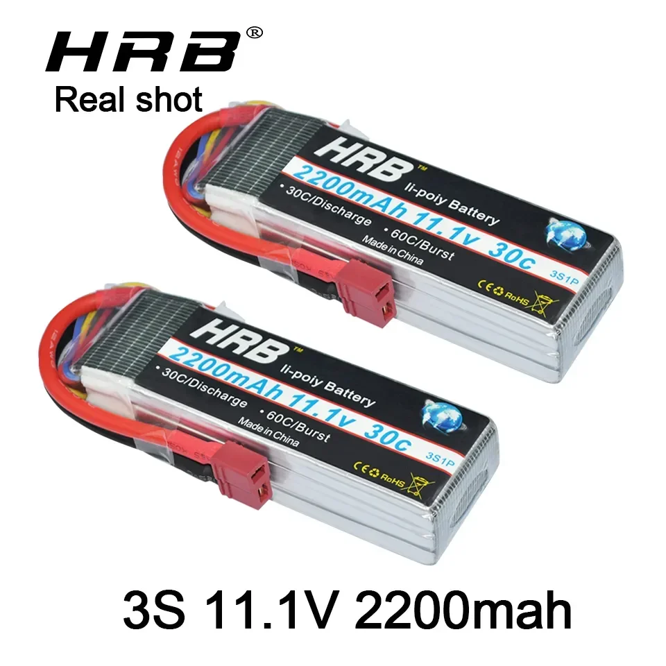 

3S 11,1 В Lipo аккумулятор 2200 мАч 30C с разъемом XT60 Deans для FPV автомобиля, грузовика, танка, вертолета, дрона, лодки, гонки, хобби