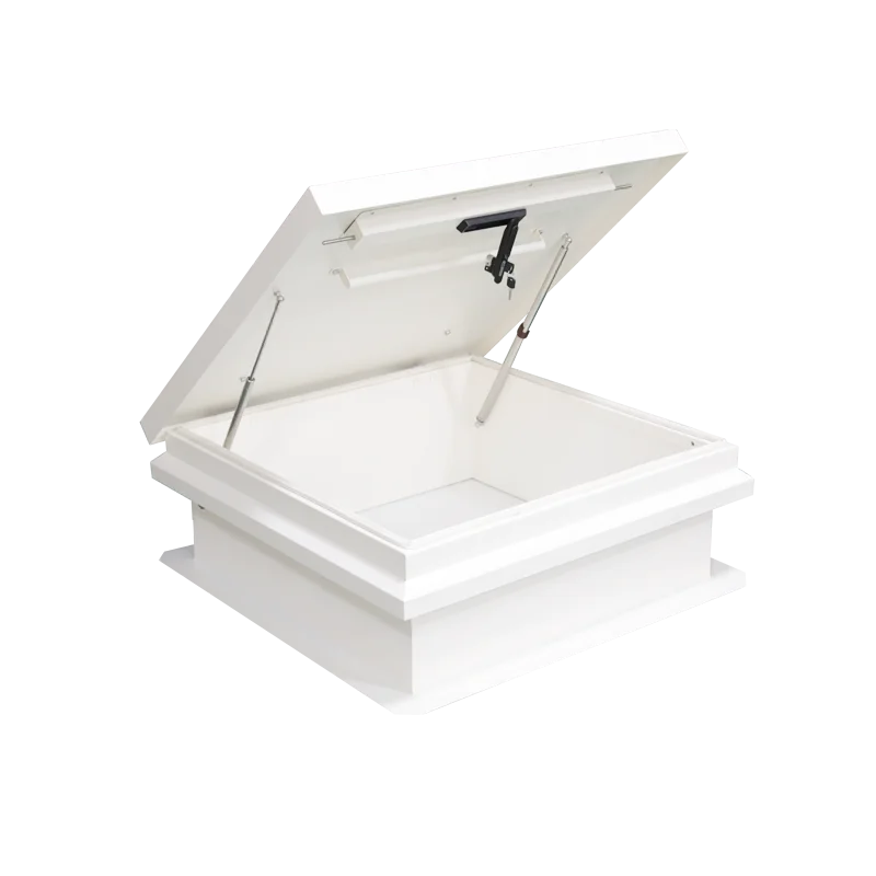 Roof access hatch, thickened and durable