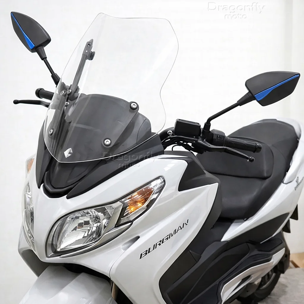 Für BURGMAN AN125 AN250 AN400 AN650 AN 650 Burgman 400 650 125 200 Motorrad-Rückspiegel