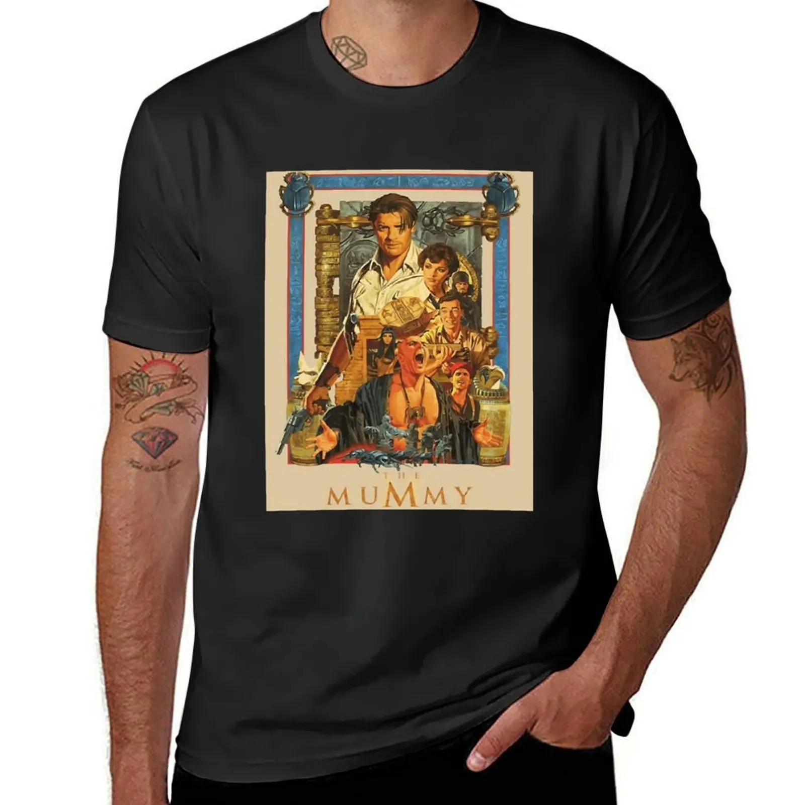 Brendan-Fraser T-Shirt cute tops animal prinfor boys customs design your own mens graphic t-shirts big and tall