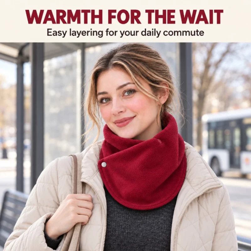 1/2/3PCS Winter Fleece Neck Warmer Thickened Windproof Cold Resistant Neck Cover Multi Functional Outdoor Riding Neck Scarves
