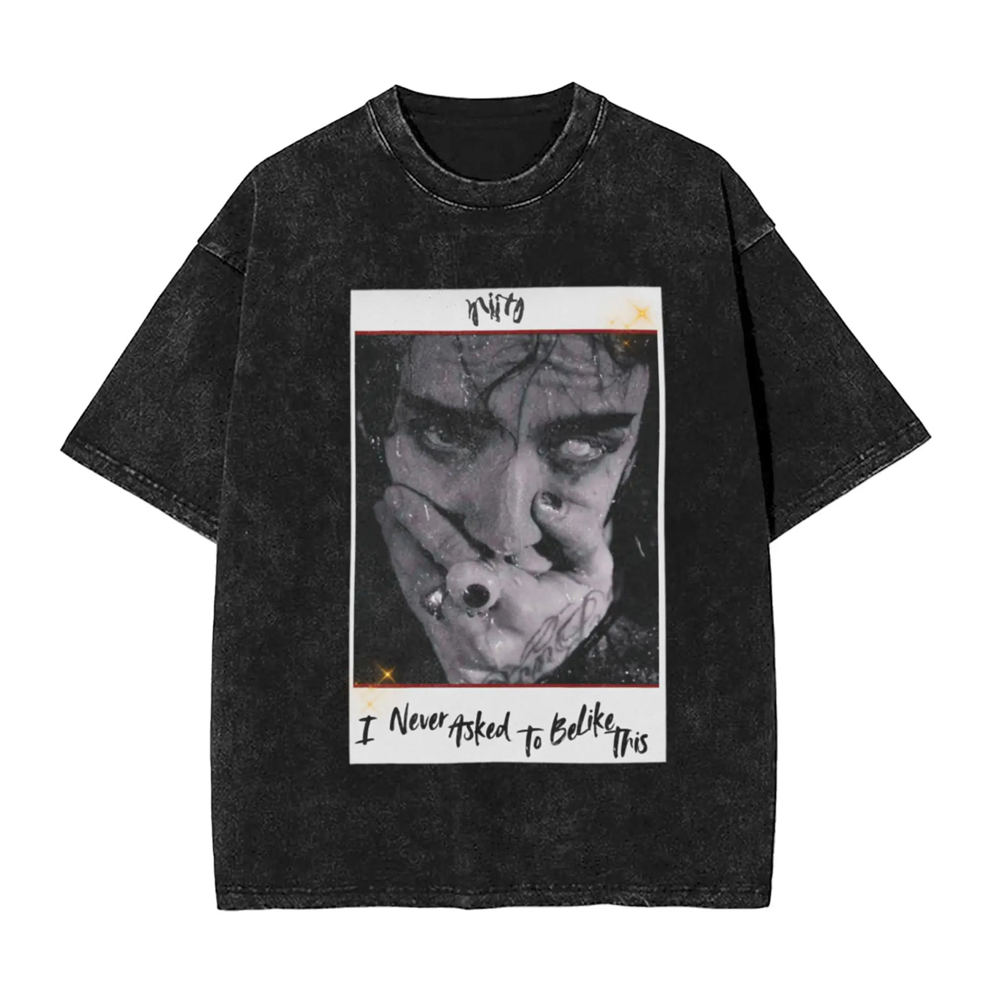 I never asked to be like this - mito Classic Stylish A T-Shirt Oversized Short Sleeve Men's Women's Cotton Tees Tops