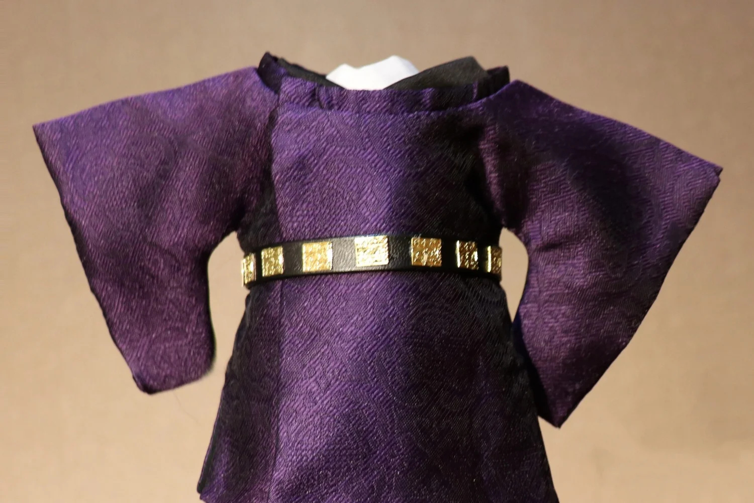 古代衣装丸襟ローブ紫公式制服漢服ぬいぐるみ20センチ人形人形の服人形アクセサリー衣類pr