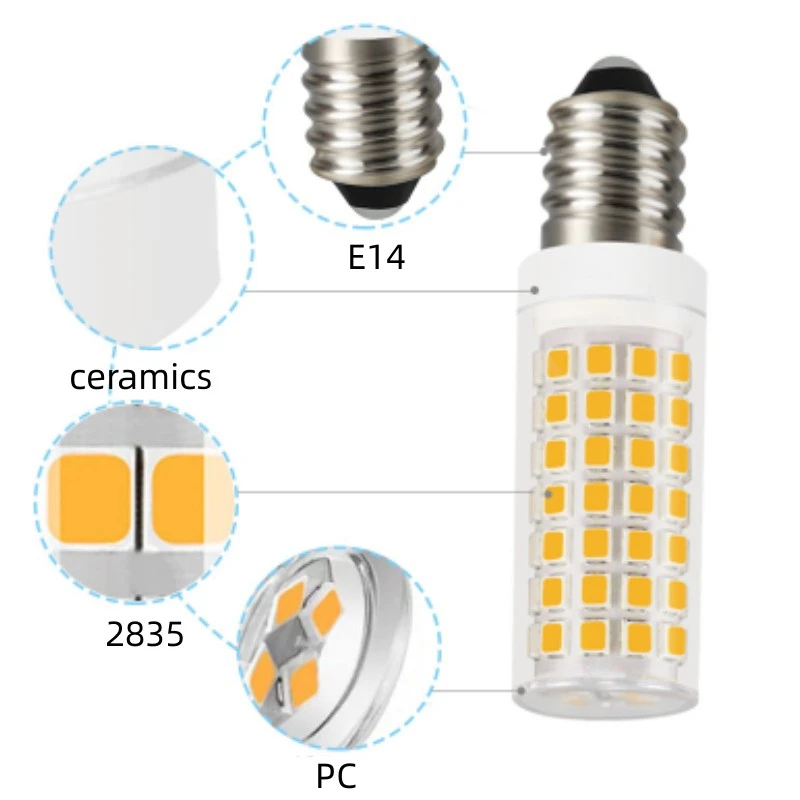 

Энергосберегающая светодиодная керамическая лампа G9 E14, 5/7/10/12/15/18 Вт, 100 В переменного тока