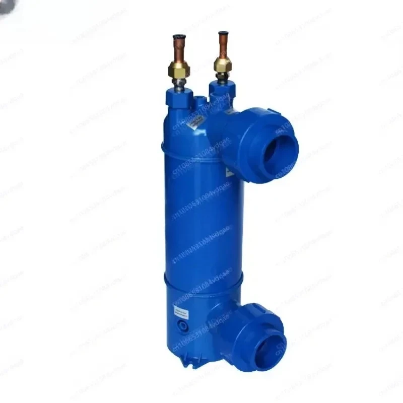 Screw Type MHTA-1.5 Heat Exchanger Titanium Tube PVC Shell Refrigeration Evaporator for Swimming Pool Heat Pump Aquarium Chiller - view 6