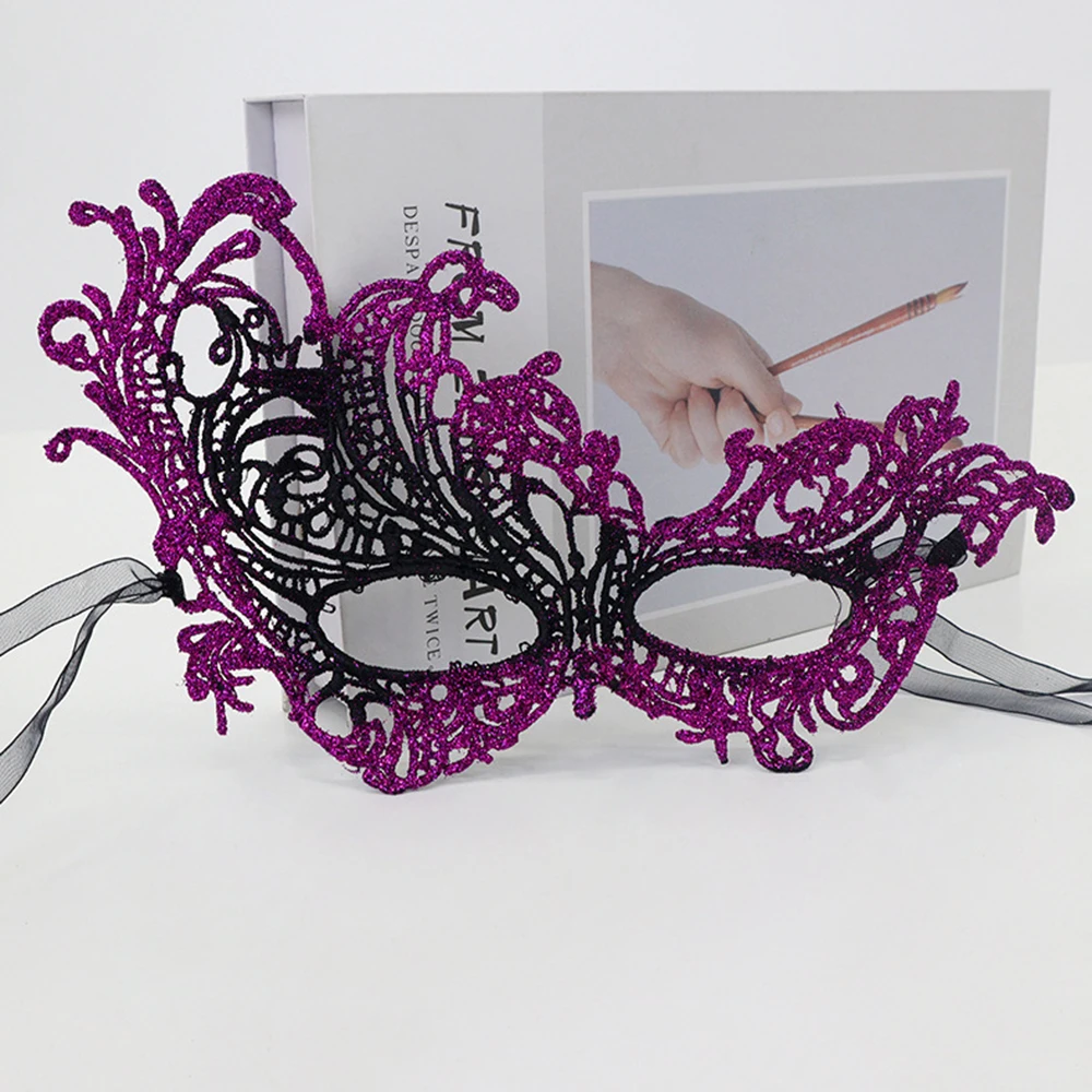 หน้ากากปาร์ตี้ หน้ากากแฟนซีแบบโปร่ง หน้ากากลูกไม้ครึ่งหน้า หน้ากากแฟนซีสร้างสรรค์สำหรับงานเต้นรำสวมหน้ากาก งานปาร์ตี้ฮาโลวีน