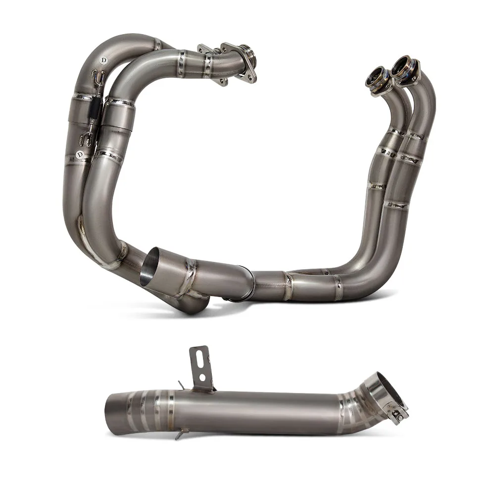 Motorcycle Escape Full Titanium System Modify For Aprilia RSV4 2009-2014 Escape Racing Kit Header Tube Project Tail Muffler Pipe