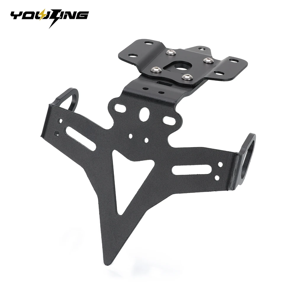 

Держатель кронштейна номерного знака мотоцикла, светодиодный задний аккуратный аккуратный для Yamaha FZ-07 FZ07 2018-2020 MT-07 MT07 2013-2024 YZF R7 2021-2026