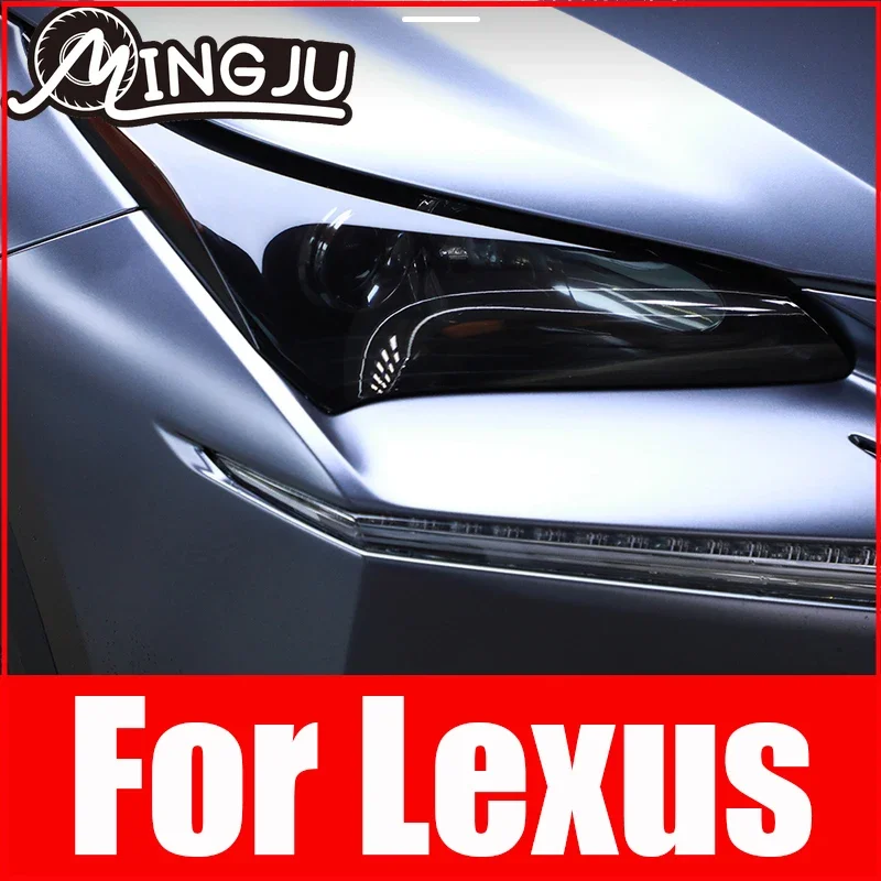 

Защитная наклейка из ТПУ для автомобильных фар Lexus NX RX GS IS CT ES gx LS LX UX, пленка для автомобильных фар, черная прозрачная Аксессуары