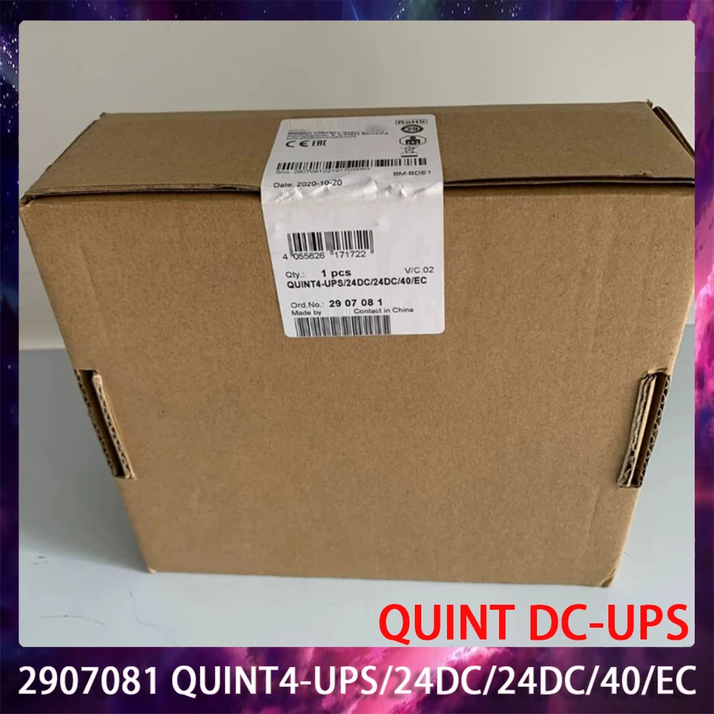 New 2907081 QUINT4-UPS/24DC/24DC/40/EC QUINT DC-UPS 24VDC/40A Uninterruptible Power Supply