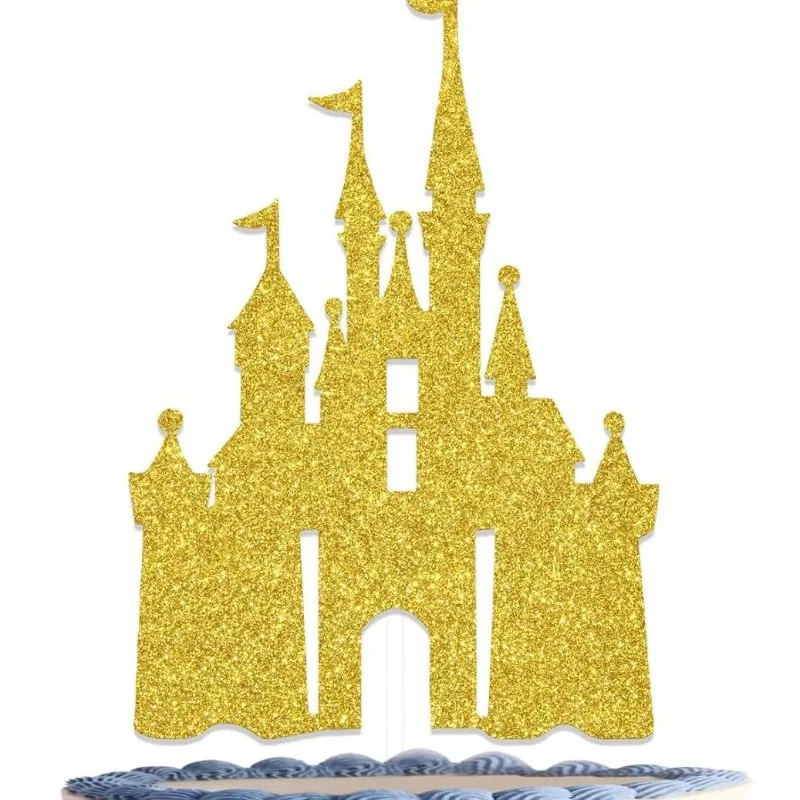 Princess Castle Cake Topper, Kids' Birthday Party Decorations view 4