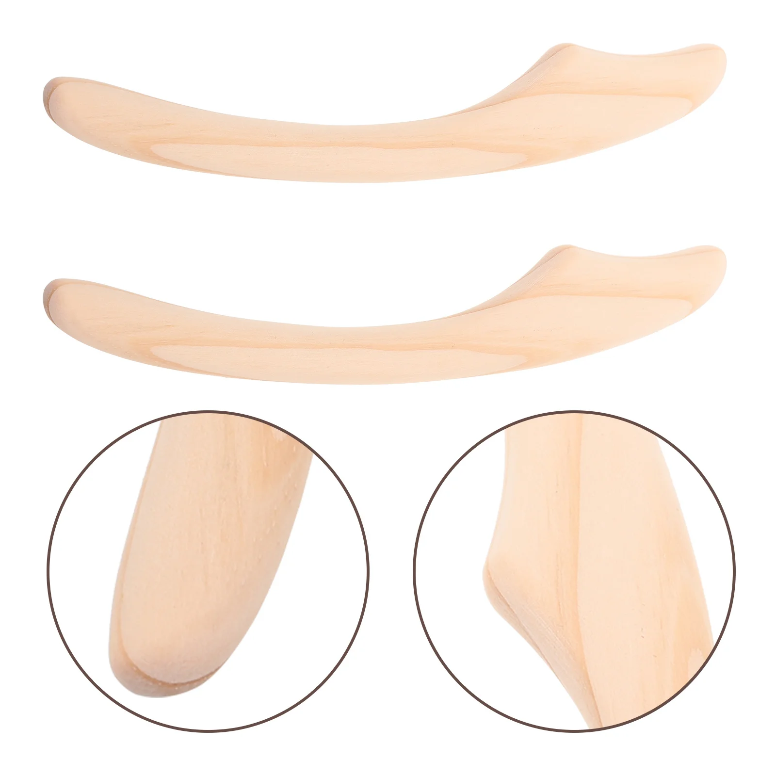 

2Pcs Face Sculpting Stick Japanese Style Wood Massage Tool for Gua Sha Facial Contouring Neck Muscle Relaxation and Beauty