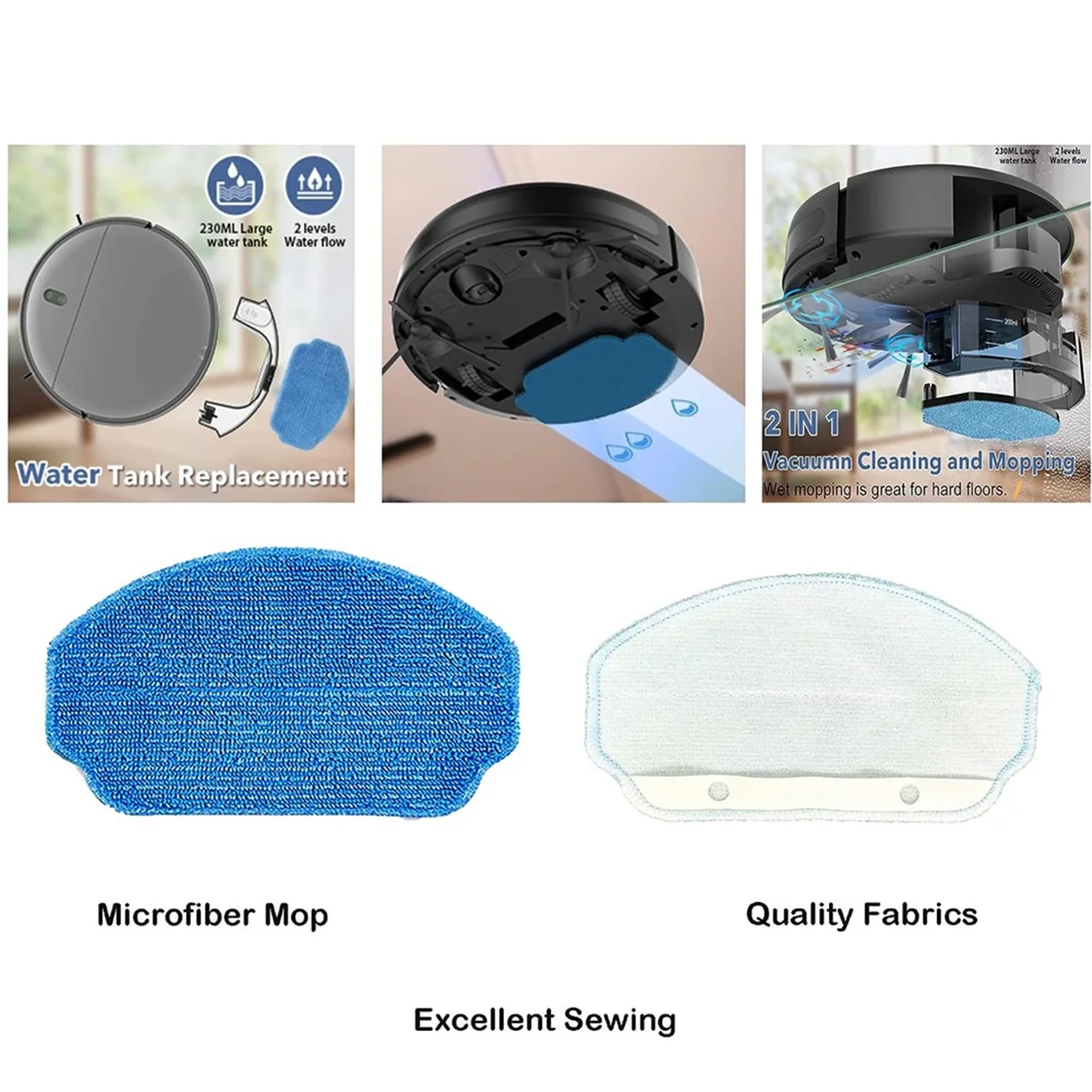 Les nouvelles pièces de rechange pour/BR150/BR151, pour MANVINS G20, pour/GTTVO/EICOBOT BR150/BR15 accessoires pour aspirateur Robot