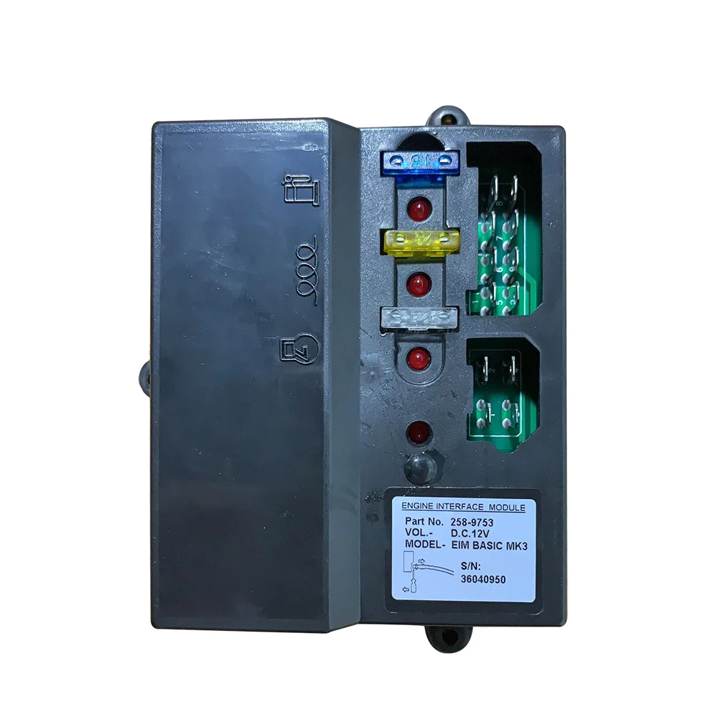 وحدة واجهة المحرك EIM BASIC MK3 258-9753 وحدة تحكم في السرعة مولد الديزل منظم شحن محرك المحرك 258-9755