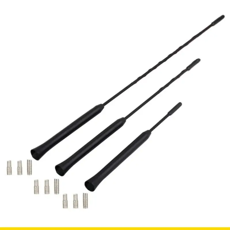 SZCH 16/11/9Inch Amplified Antenna Universal Car Roof MastWhip Stereo Radio FM Aerial Auto Accessory Repair Parts