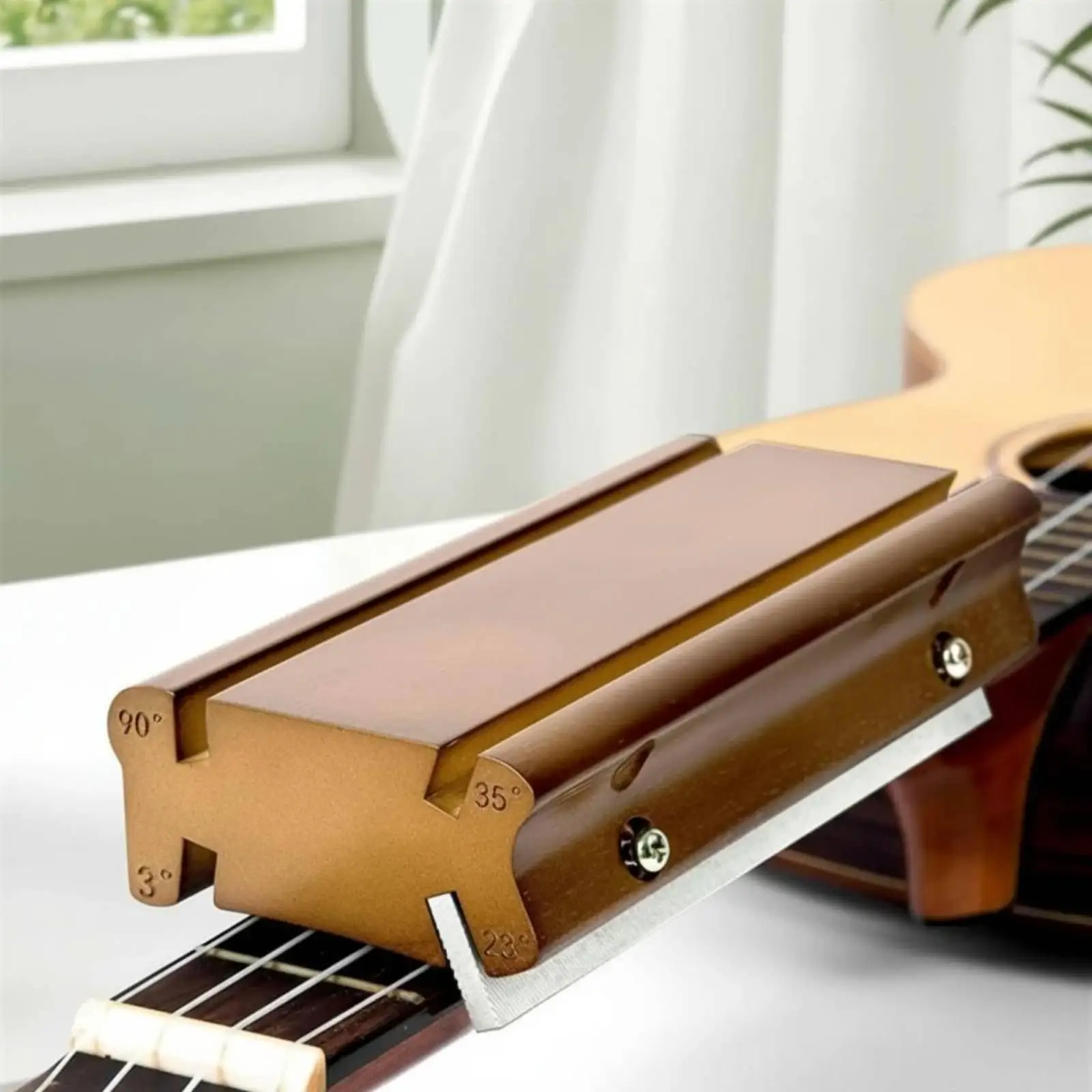 Fret File Heavy Duty Polishing Block Luthier Repair Tool Kit for Electric Guitar DIY Setup view 6
