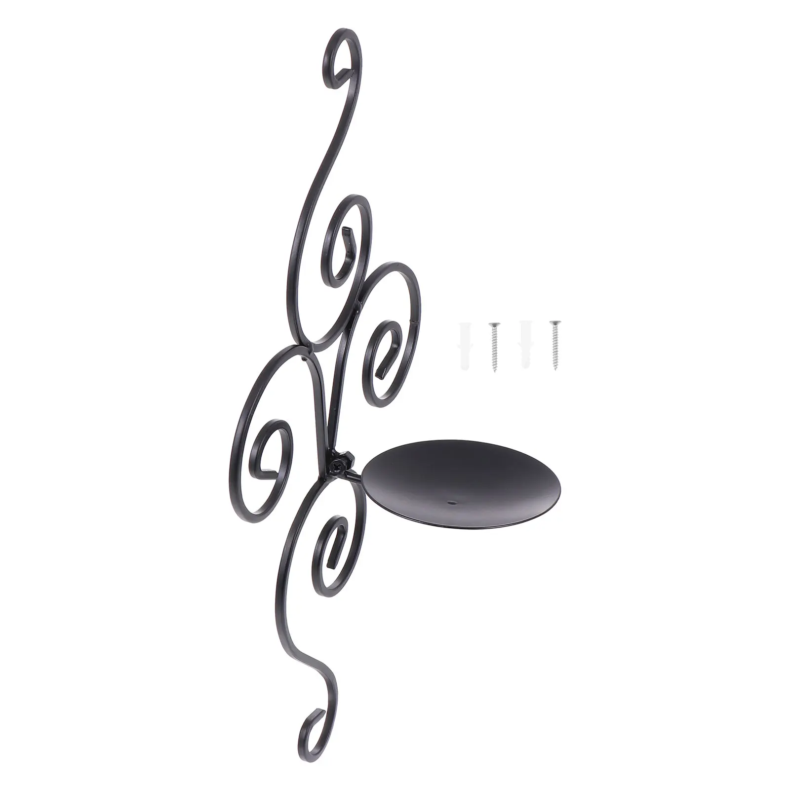 

Wall Hanging C Holder Iron Decorative Shelf Elegant Romantic Home Office Fashionable Atmosphere C Rack