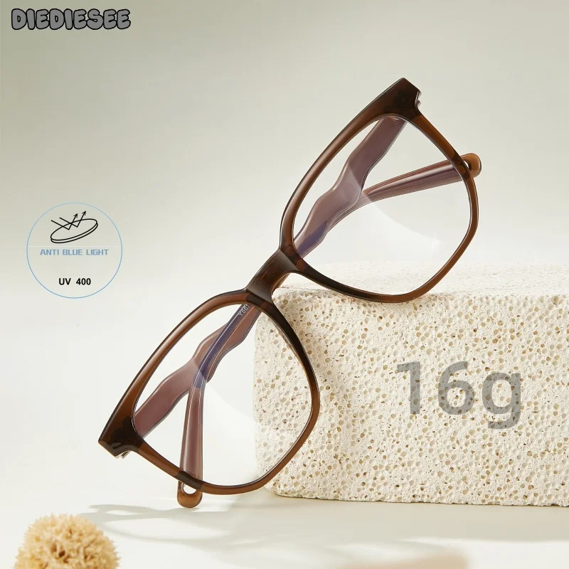 

DIEDIESEE New Slim And Large Frame Personalized Retro Anti Blue Light Can Be Matched With 4.5mm Wide Edge Eyeglass Frame Y6617